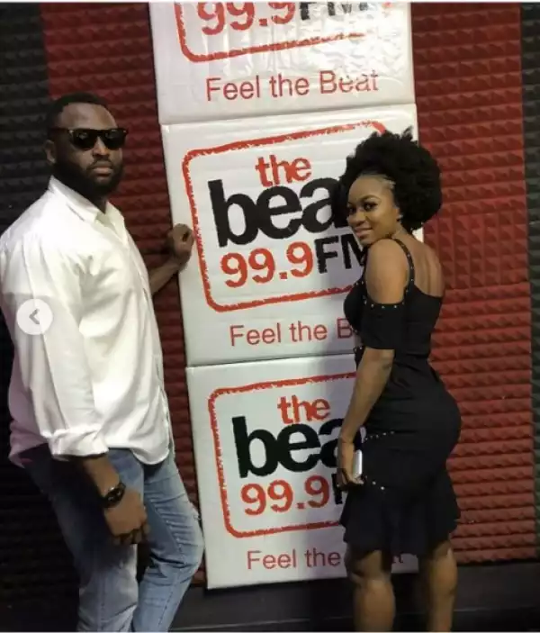 BBNaija: Nelson And Thelma Begin Media Tour After Their Eviction (Photos)